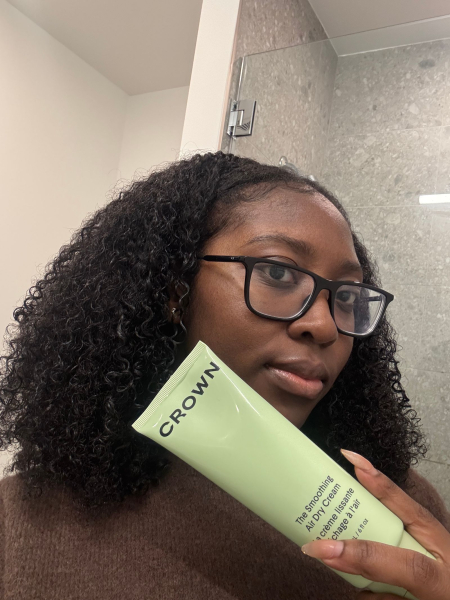 4B hair using the Crown Affair Smoothing Air Dry Cream